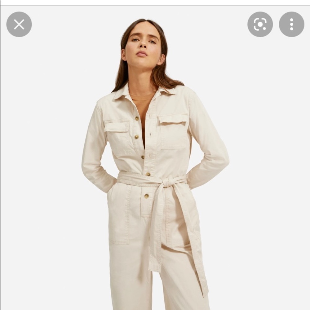 Everlane Modern Utility Jumpsuit- sandstone